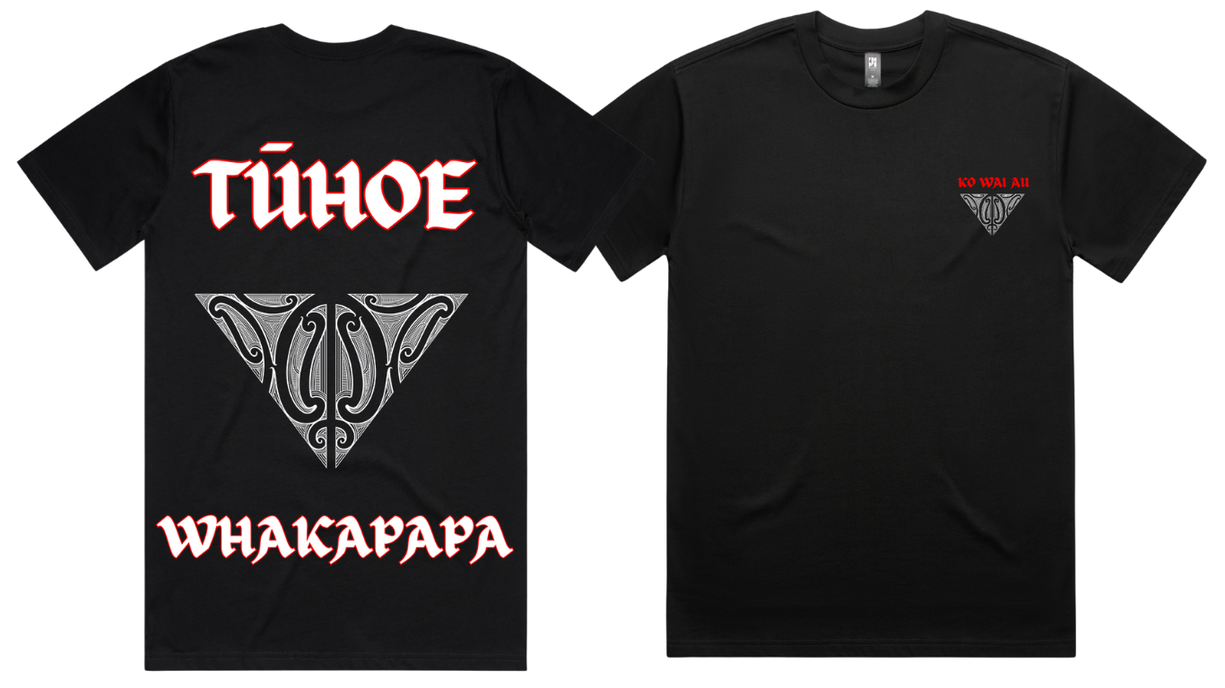 Mens Tūhoe Whakapapa Tee
